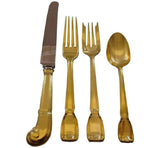 Castilian by Tiffany and Co. Sterling Silver Flatware Service Set 6 Vermeil