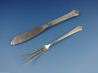 Damask Rose by Oneida Sterling Silver Flatware Set For 12 Service 69 Pcs