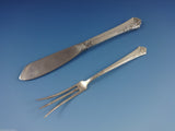 Damask Rose by Oneida Sterling Silver Flatware Set For 12 Service 69 Pcs