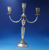 Flanders by Mueck-Carey Co Sterling Silver Candelabra Pair 3-Light #943 (#5872)