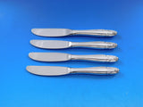 Stradivari by Wallace Sterling Silver Butter Spreader HH Mod Set 4 pcs 6 1/4"