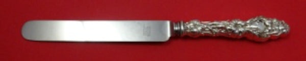 Lily by Whiting Sterling Silver Dinner Knife Blunt Fat Handle w/Stainless 9 7/8"