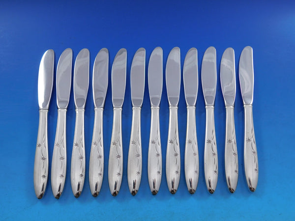 Celeste by Gorham Sterling Silver Butter Spreader HH Modern Set of 12pcs 6 1/2"