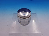 Estate Period Sheffield John Round and Son Silver Glass Dresser Jar (#4090)