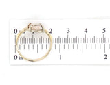 10k Yellow Gold 2.69 Carat Genuine Natural Gold Vein Quartz Ring Size 8 (#J6940)