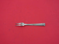 Prince Harald by Th. Marthinsen Norwegian Sterling Lemon Fork red enamel 4"