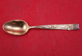 Vine by Tiffany and Co Sterling 4 O'Clock Spoon Vermeil Irises 4 3/4" with Mono