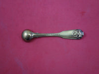 English Georgian Sterling SilverSalt Spoon Master London 1831 vermeil 4 3/8"