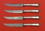 Georgian Rose by Reed & Barton Sterling Silver Steak Knife Set 4pc HHWS  Custom