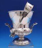 Italian .800 Silver Ice Bucket with Tongs 6 3/4" x 6 1/2" 23 ozt. (#4295)