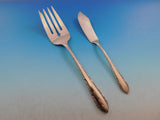Wildflower by Royal Crest Sterling Silver Flatware Set 12 Service 53 pcs Grille