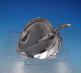 Tiffany and Co Sterling Silver Nut Dish Leaf Shape with Stem and Leaf (#6819)