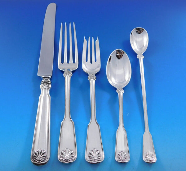 Shell and Thread by Tiffany Sterling Silver Flatware Set 8 Service 40 pcs Dinner