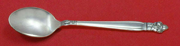 Silver Poppy By Lunt Sterling Silver Infant Feeding Spoon 6" Custom Made