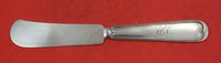 Coin Silver by Various Makers Master Butter flat handle threaded 6 7/8"