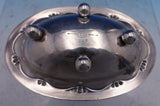 Georg Jensen Sterling Silver Master Salt Dish #243D Modern 4" x 2 3/4" (#7877)