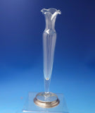 Sterling Silver and Cut Crystal Bud Vase 10 1/2" x 3" (#5736)