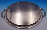 Repousse by Kirk Sterling Silver Tea Tray w/Diaper Work and Presentation (#8907)