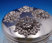 Chrysanthemum by Shreve Sterling Silver Jewelry Case Rounded 1 3/4" x 5" (#7913)