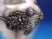 Chrysanthemum by Shreve & Co. Sterling Silver Water Pitcher 10 1/2" (#8366)