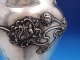 Chrysanthemum by Shreve & Co. Sterling Silver Water Pitcher 10 1/2" (#8366)