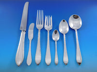 Feather Edge by Tiffany Sterling Silver Flatware Set for 6 Service 49 pcs Dinner