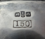 Repousse by Gorham Sterling Silver Inkwell Custom Order Dated 1887 Ornate #0091