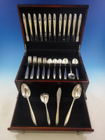 Eternal Rose by Alvin Sterling Silver Flatware Set for 12 Service 64 Pieces
