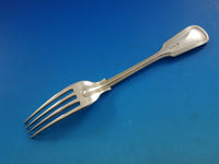 Fiddle Thread by James Robinson Sterling Silver Dinner Fork Design Front 8 1/8"