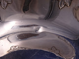 Tiffany and Co Sterling Silver Bowl #16858E/186 Acid Etched Floral Design #0666