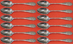Mount Vernon by Lunt Sterling Silver Place Soup Spoon Set of 12 pcs 7 1/4"