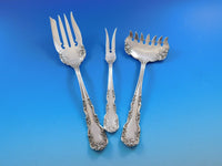 Wild Rose Rosalind Old by International Sterling Silver Flatware Set 142 pcs Dn