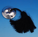 Elsa Peretti by Tiffany and Co Sterling Silver Serving Bowl w/Cover Tassle #8212