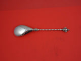 German Sterling by Various Makers Preserve Spoon GW .800 silver twisted 8 1/8"