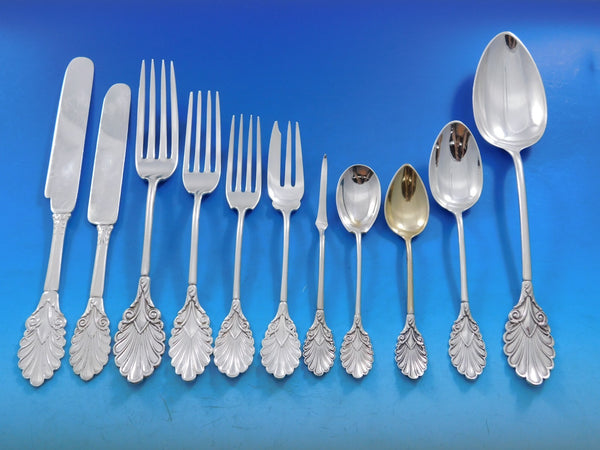 Grecian by Gorham Sterling Silver Flatware Service Rare circa 1861 Early 101 pcs