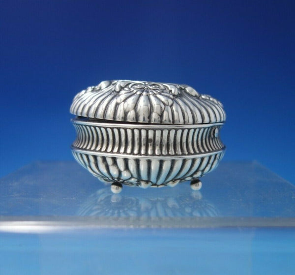 New Queens by Gorham Sterling Silver Inkwell #120 1 1/2" x 2 1/2" c.1900 (#5462)