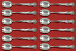Rondo by Gorham Sterling Silver Ice Cream Dessert Fork Custom Set 12 pcs 5 7/8"