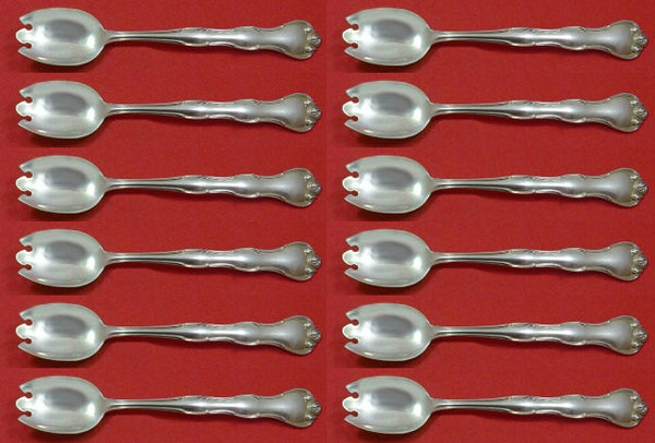 Rondo by Gorham Sterling Silver Ice Cream Dessert Fork Custom Set 12 pcs 5 7/8"