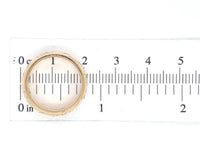14k Gold Hand Engraved Wide Genuine Natural Diamond Wedding Band 5.75 (#J6914)