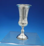 Judaica by Unknown Sterling Silver Kiddush Cup with Gold Washed Interior (#6789)