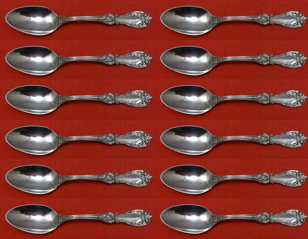Burgundy by Reed and Barton Sterling Silver Place Soup Spoon Set 12 pcs 7 3/8"