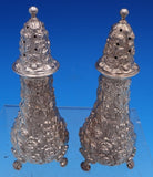 Rose by Stieff Sterling Silver Salt and Pepper Shaker Set 2pc #12 No Mono #7893
