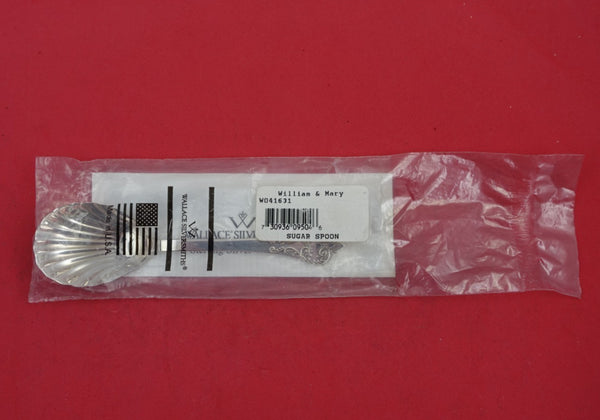 William and Mary by Wallace Sterling Silver Sugar Spoon Shell 5 3/8" New