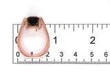 14k Rose Gold Custom Bi-Color Genuine Natural Tourmaline Ring Harry Roa (#J7311)