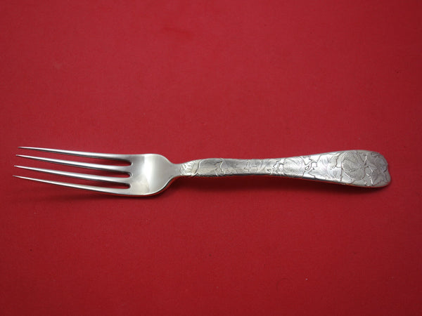 Lap Over Acid Etched by Tiffany & Co. Sterling Silver Regular Fork w/Melons 7"