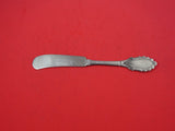 Grecian by Gorham Silver Butter Spreader FH w/ engraved blade coin 6 3/4"