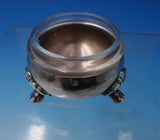 Bougainville by Hacker and Hermann Silverplate Salt Dip with Spoon Set (#5068)