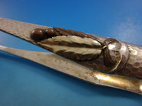 Applied Metals by Gorham Sterling Silver Asparagus Serving Tong w/ Yolk 11 5/8"