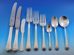 Debutante by Richard Dimes Sterling Silver Flatware Set 104 pcs B Monogram Deco