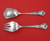 Masterpiece by International Sterling Silver Salad Serving Set 2pc Orig 8 3/4"